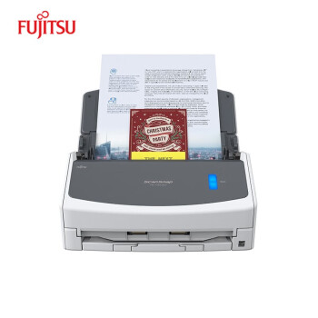 富士通/FUJITSU IX1400 A 扫描仪  A4彩色高速连续批量双面扫描仪 文件自动进纸文档PDF扫描机